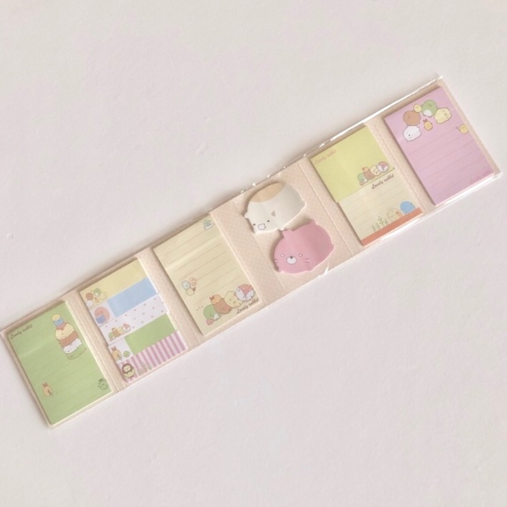 Sumikko Gurashi Kawaii Mini Sticky Notes Notebook